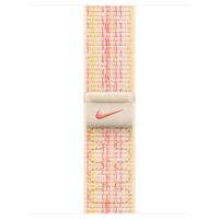 Apple Nike Sport Loop Band für die Apple Watch Series 1 bis 9 / SE (38/40/41 mm) | Series 10 (42 mm) - Starlight/Pink