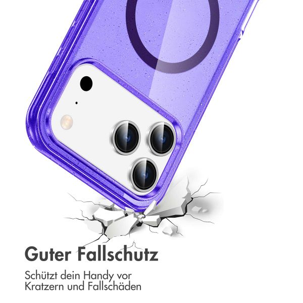 imoshion Sparkle Back Cover mit MagSafe Apple iPhone 17 Pro - Violett