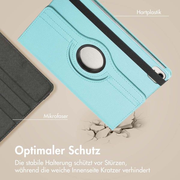 imoshion 360° drehbare Klapphülle Apple iPad Air 13 Zoll (2026) M4 / (2025) M3 / (2024) M2 - Hellblau