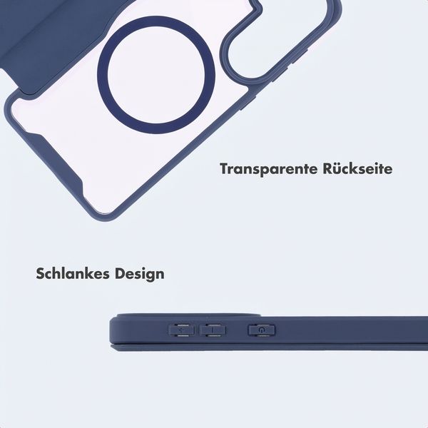 imoshion Transparente Bookcase mit MagSafe Samsung Galaxy A37 (5G) - Blau