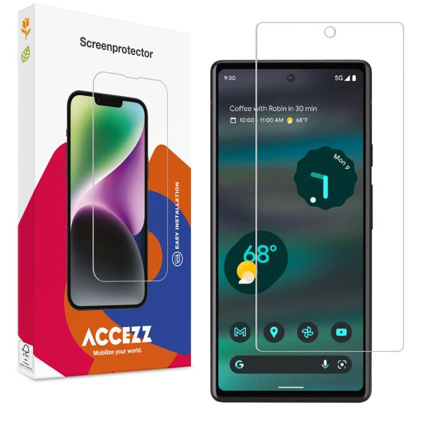 Accezz Screen Protector aus gehärtetem Glas Google Pixel 6a