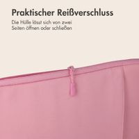 imoshion Laptop-Hülle mit Staufach 14 Zoll - Laptop Sleeve - Candy Pink