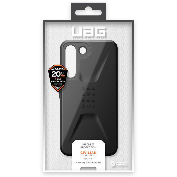 UAG Civilian Backcover für das Samsung Galaxy S22 - Black