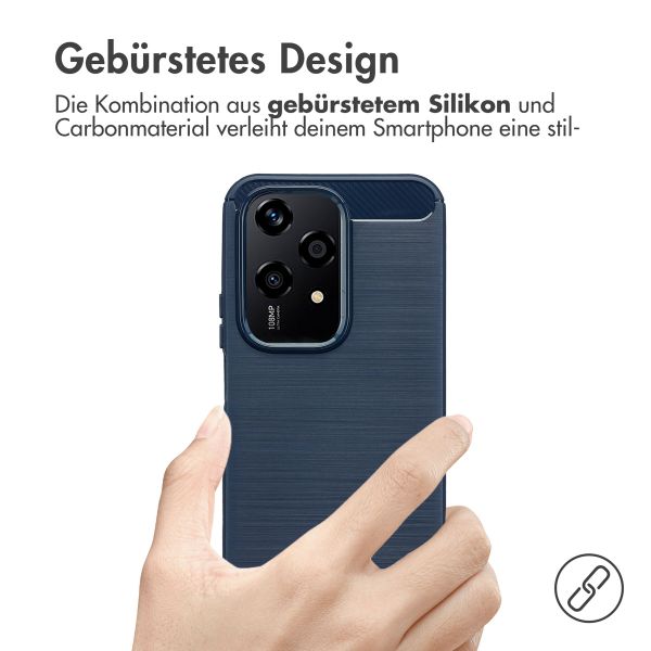 imoshion Brushed Back Cover Honor 200 Lite - Dunkelblau