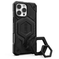 UAG Monarch Pro Back Cover + Magnetic Ring Stand für das iPhone 16 Pro Max - Carbon Fiber