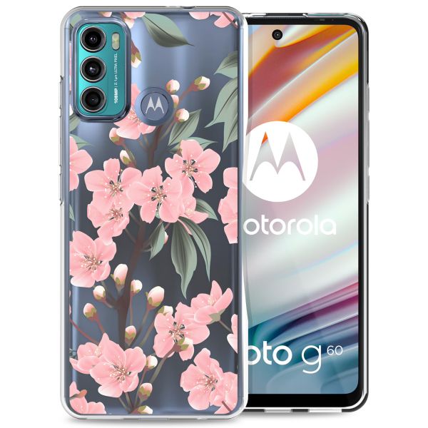 imoshion Design Hülle für das Motorola Moto G60 - Cherry Blossom