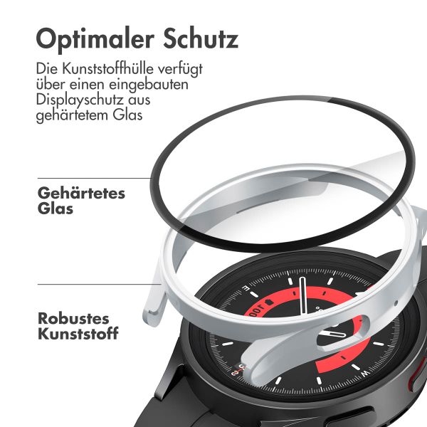 imoshion Full Cover Hard Case Samsung Galaxy Watch 5 - 44 mm - Silber