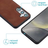 imoshion Entfernbare 2-1 Luxus Klapphülle Samsung Galaxy S25 - Braun