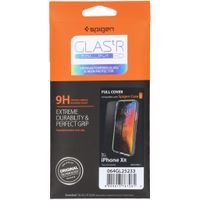 Spigen GLAStR Full Cover Screen Protector Schwarz für iPhone Xr