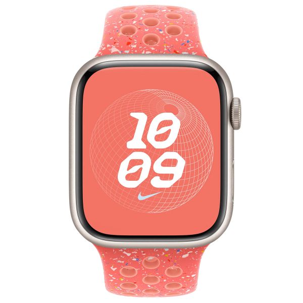 Apple Nike Sport Armband für das  Apple Watch Series 1 t/m 11 / SE / Ultra (44/45/46/49 mm) - Größe S/M - Magic Ember