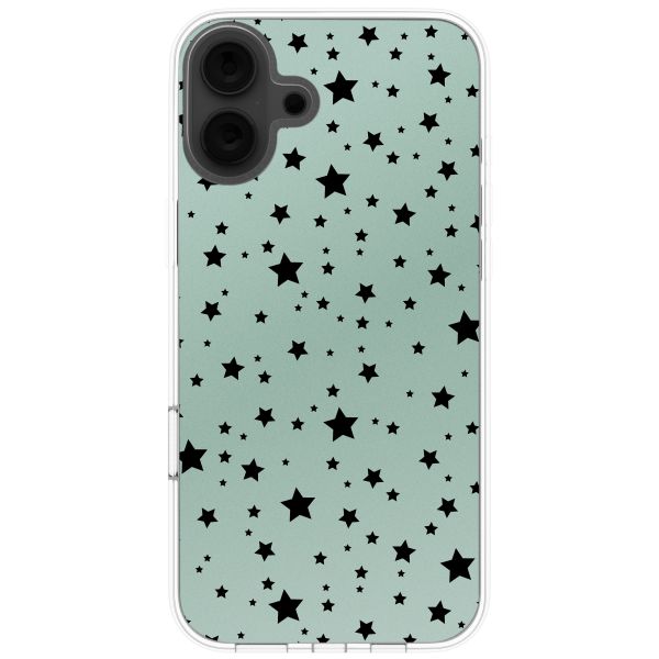 imoshion Design Hülle Apple iPhone 16 - Stars Mint