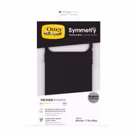 OtterBox Symmetry Cactus Leder Back Cover MagSafe Apple iPhone 17 Pro Max - Noir Ash