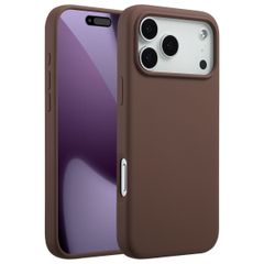 Accezz Liquid Silikoncase mit MagSafe Apple iPhone 17 Pro Max - New Tea Brown
