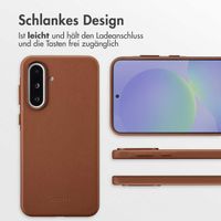 Accezz MagSafe Leather Backcover Samsung Galaxy A36 / A56 - Kaffeebraun