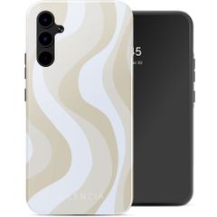 Selencia Vivid Back Cover Samsung Galaxy A34 (5G) - Desert Waves Beige