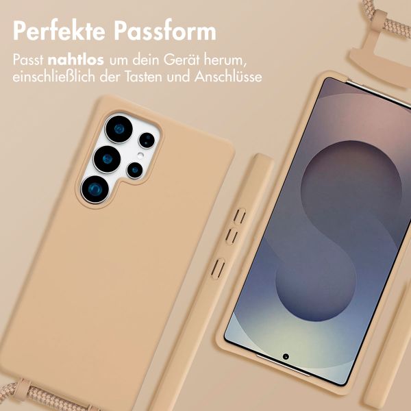 imoshion Color Backcover mit abnehmbarem Handykette und MagSafe Samsung Galaxy S25 Ultra - Beige