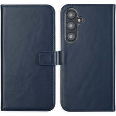 Selencia Echtleder Klapphülle Samsung Galaxy S24 FE - Blau