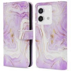 imoshion Design Klapphülle Xiaomi Redmi Note 13 (5G) - Purple Marble