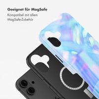 Selencia Vivid Tough Back Cover mit MagSafe für das iPhone 16 - Holographic Blue Dream