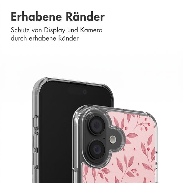 imoshion Design Hülle Apple iPhone 16 - Berry Love