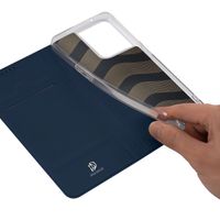 Dux Ducis Slim TPU Klapphülle für das Oppo Reno 8 Pro 5G - Dunkelblau