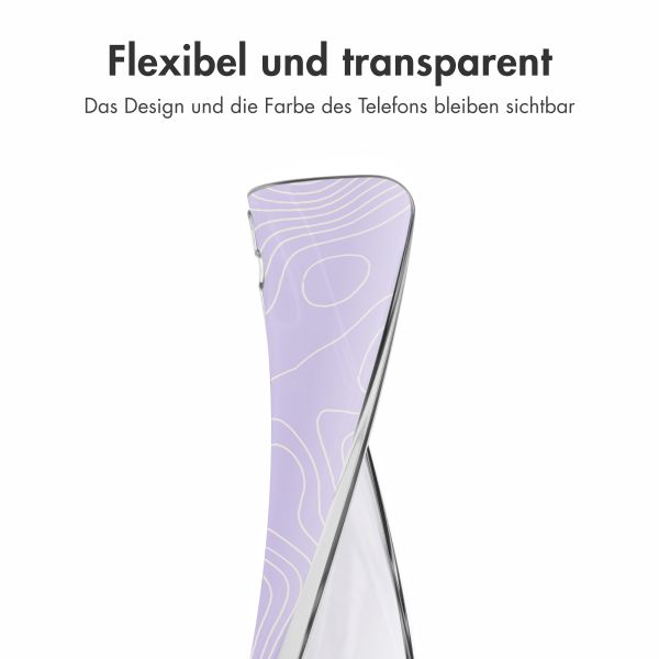 imoshion Design Hülle Samsung Galaxy A55 - topo_lilac
