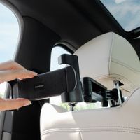 imoshion Kopfstützen-Tablethalter für das Auto mit verstellbarem Arm - Schwarz