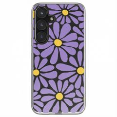 imoshion Design Hülle Samsung Galaxy S24 FE - Tropical Violet Flowers Connect