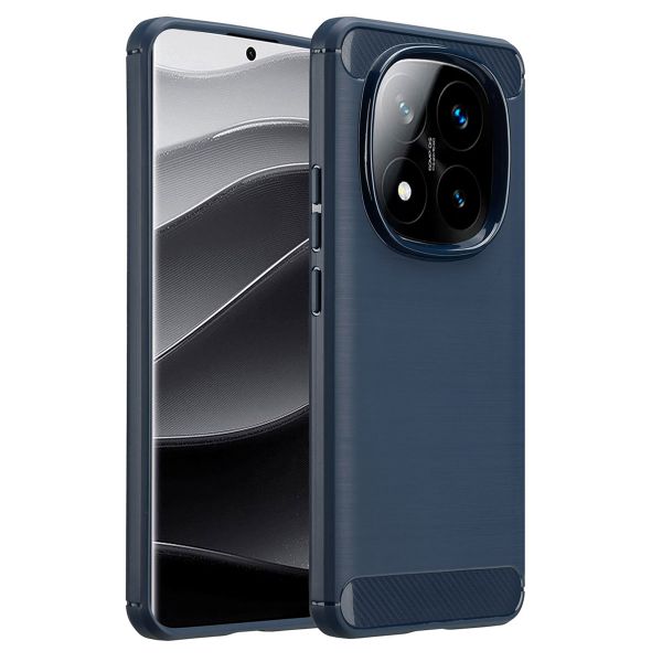 imoshion Brushed Back Cover Xiaomi Redmi Note 14 Pro Plus (5G) - Dunkelblau