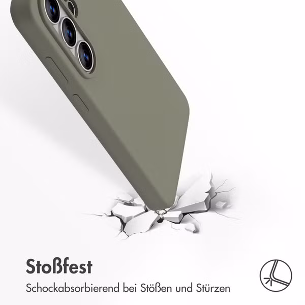 Accezz Liquid Silikoncase mit MagSafe Samsung Galaxy S26 Ultra - Cooper Green