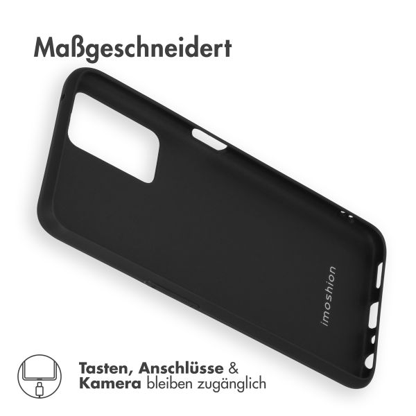 imoshion Color TPU Hülle für das Oppo A76 (4G) - Schwarz