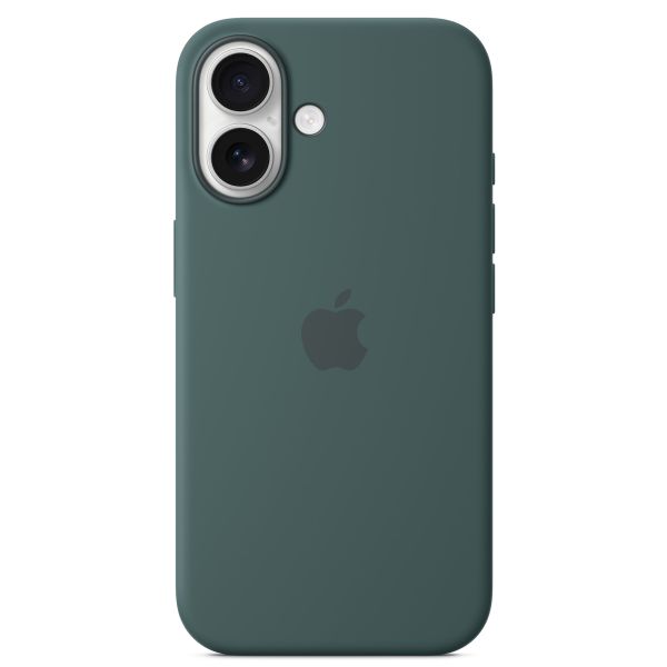 Apple Silikon-Case MagSafe für das Apple iPhone 16 - Lake Green