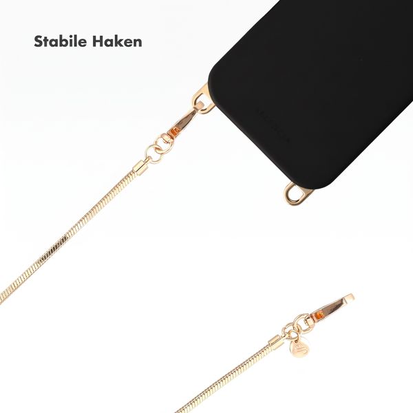Selencia Sleek Chain-Handykette (kurz 115 cm) - Gold