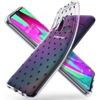 imoshion Design Hülle Samsung Galaxy A40 - Herzen - Schwarz