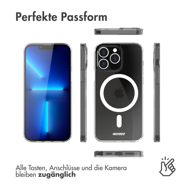 Accezz Clear Backcover mit MagSafe Apple iPhone 13 Pro Max - Transparent