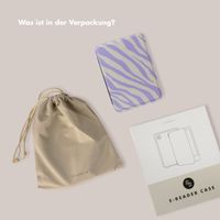 Selencia Vivid Klapphülle Kobo Clara Colour / Clara BW - Zebra Light Lilac