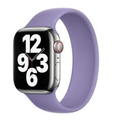 Apple Silikon Solo Loop für das  Apple Watch | 44/45/46/49 mm - Größe 10 - English Lavender