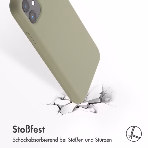 Accezz Liquid Silikoncase mit MagSafe Apple iPhone 11 - Cooper Green