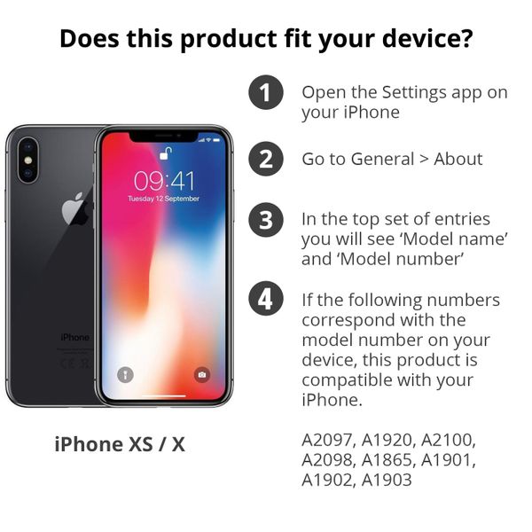 imoshion Luxuriöse Klapphülle Apple iPhone X / Xs - Hellblau