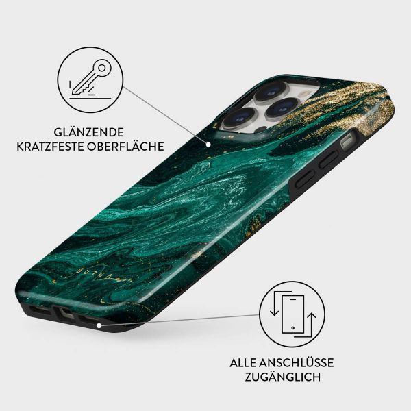 Burga Tough Back Cover für das iPhone 15 Pro Max - Emerald Pool