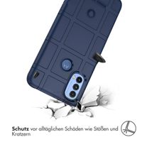 imoshion Rugged Shield Backcover für das Motorola Moto E20 / E30 / E40 - Dunkelblau