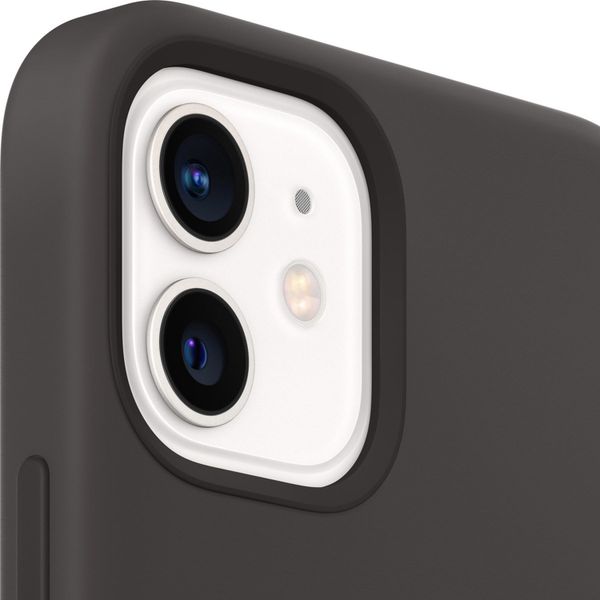 Apple Silikon-Case MagSafe Apple iPhone 12 Mini - Black