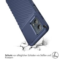 imoshion Thunder Backcover für das Motorola Moto G53 - Dunkelblau