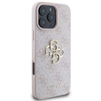 Guess 4G Metal Logo Back Cover für das Apple iPhone 16 Pro - Rosa