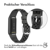 imoshion Silikonband Sport für das Fitbit Luxe - Grau/Schwarz