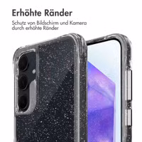 imoshion Klare Glitter Backcover Samsung Galaxy A55 - Silber