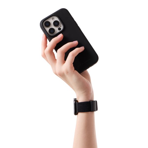 iDeal of Sweden Soft Braid Watch Band für Apple Watch | 38/40/41/42 mm - Iconic Black