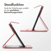 imoshion Mandala Klapphülle Apple iPad 11 (2025) 11 Zoll A16 / iPad 10 (2022) 10.9 Zoll - Rot