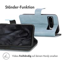 imoshion Luxuriöse Klapphülle Google Pixel 8 Pro - Hellblau