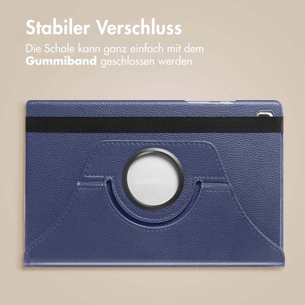 imoshion 360° drehbare Klapphülle Samsung Galaxy Tab A11 - Dunkelblau